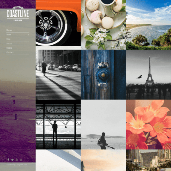 CSS Igniter Coastline Photography WordPress Theme 破解版下载
