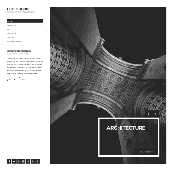 CSS Igniter Eclecticon Portfolio WordPress Theme 破解版下载