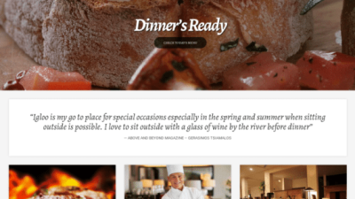 CSS Igniter Igloo Restaurant WordPress Theme 破解版下载