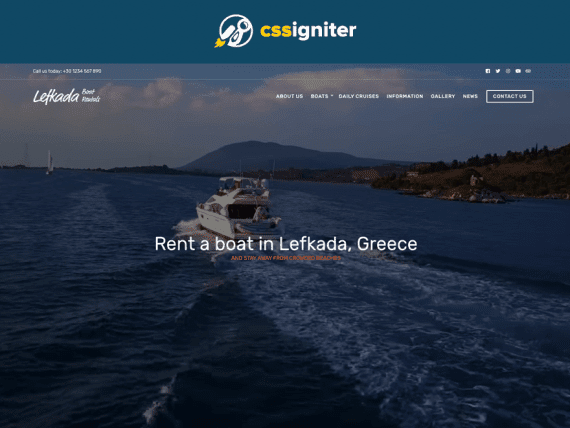 CSS Igniter Lefkada WordPress Theme 破解版下载