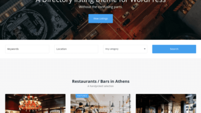 CSS Igniter Listee Directory Listing Theme 破解版下载