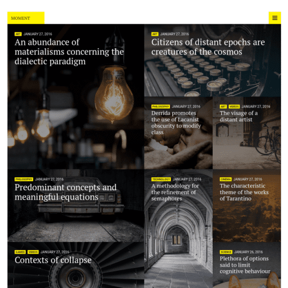 CSS Igniter Moment Blogging WordPress Theme 破解版下载