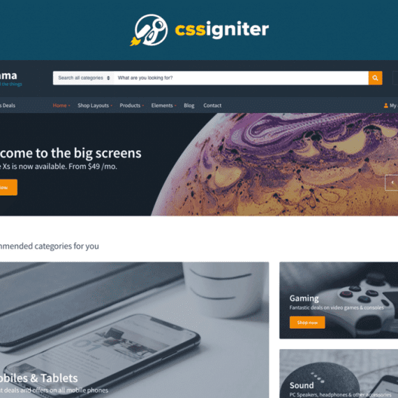 CSS Igniter Nozama Theme 破解版下载