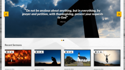 CSS Igniter Prayer Church WordPress Theme 破解版下载