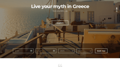 CSS Igniter Santorini Hotel WordPress Theme 破解版下载