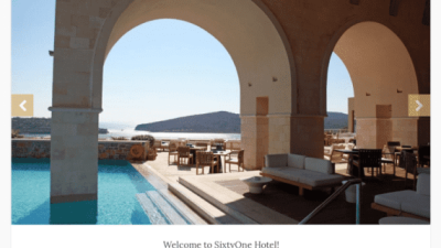 CSS Igniter SixtyOne Hotel WordPress Theme 破解版下载