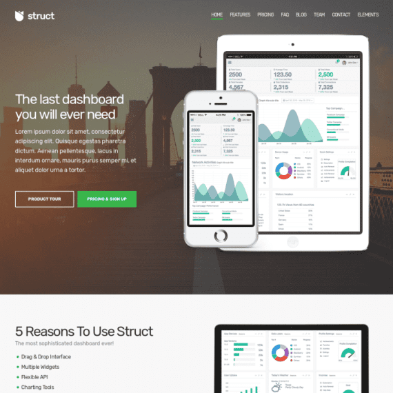 CSS Igniter Struct Business WordPress Theme 破解版下载