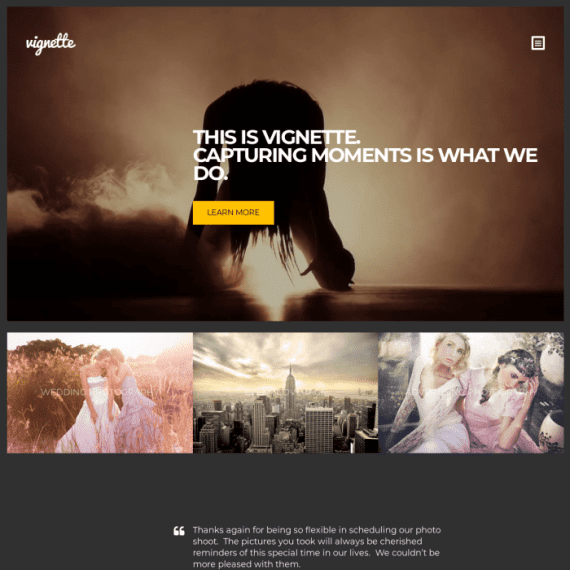 CSS Igniter Vignette Photography WordPress Theme 破解版下载