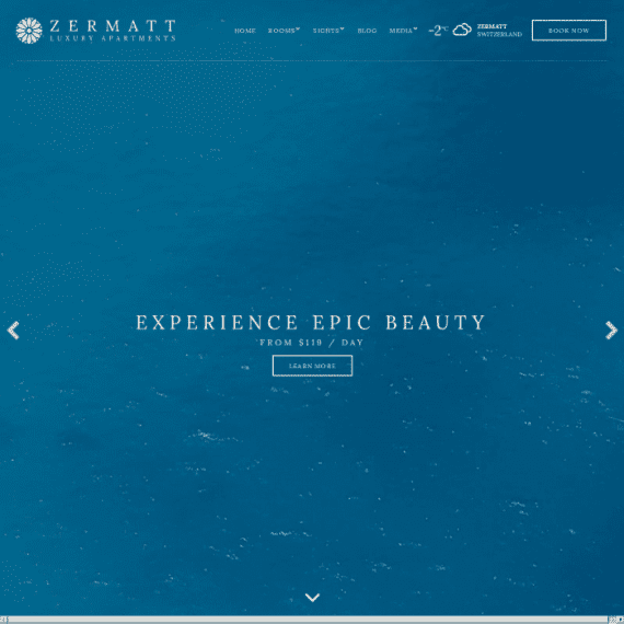 CSS Igniter Zermatt Hotel WordPress Theme 破解版下载