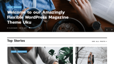 ElmaStudio Uku WordPress Theme 破解版下载