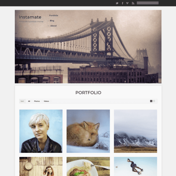 Graph Paper Press Instamate WordPress Theme 破解版下载