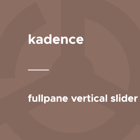 Kadence – Fullpane Vertical Slider 破解版下载