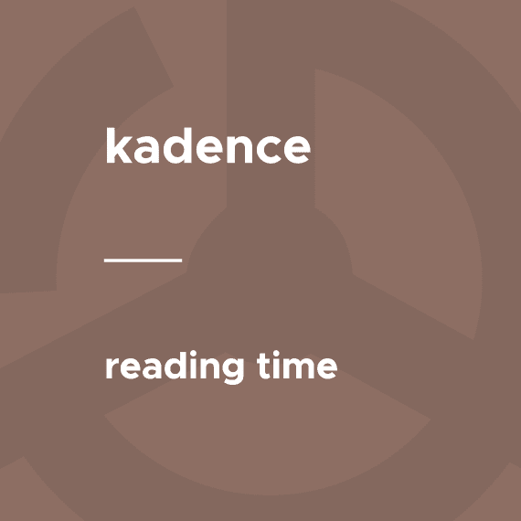 Kadence – Reading Time 破解版下载