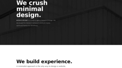 StudioPress Monochrome Pro WordPress Theme 破解版下载