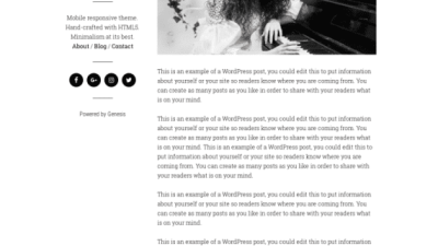 StudioPress Wintersong Pro WordPress Theme 破解版下载