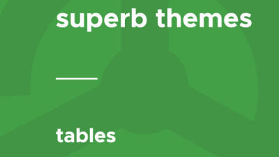 Superb Tables (plugin) 破解版下载
