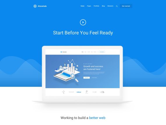Atomlab – Multipurpose Startup WordPress Theme 破解版下载