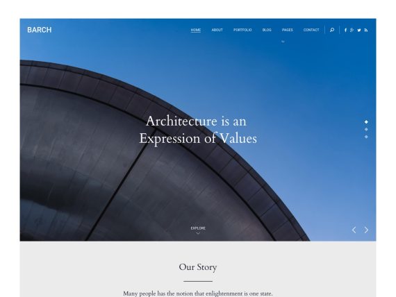 Barch – Architecture Portfolio WordPress Theme 破解版下载