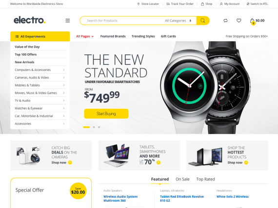 Electro – Electronics Store WooCommerce Theme 破解版下载