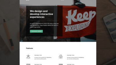 Meth – A Minimal One Page Portfolio Theme 破解版下载