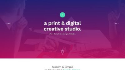 Moody – Multipurpose WordPress Theme 破解版下载