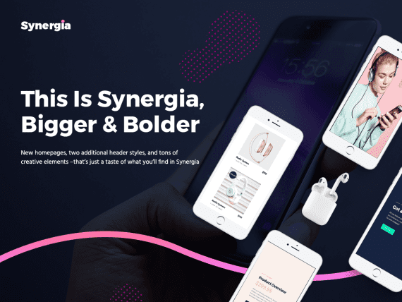 Synergia – Multiconcept Theme for Agencies Startups 破解版下载
