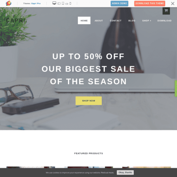 ThemeIsle Capri Pro WordPress Theme 破解版下载