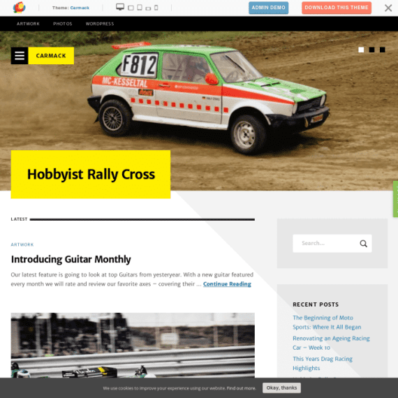 ThemeIsle Carmack WordPress Theme 破解版下载