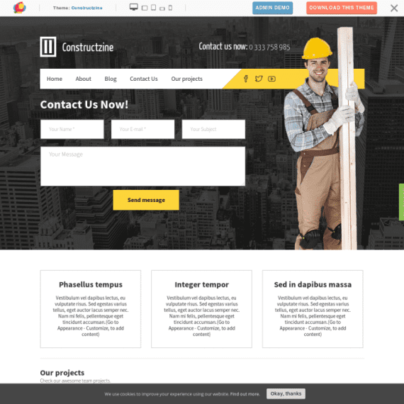 ThemeIsle Constructzine WordPress Theme 破解版下载