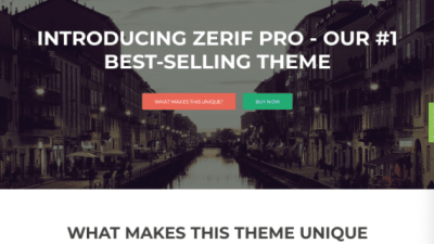 ThemeIsle Zerif Pro WordPress Theme 破解版下载