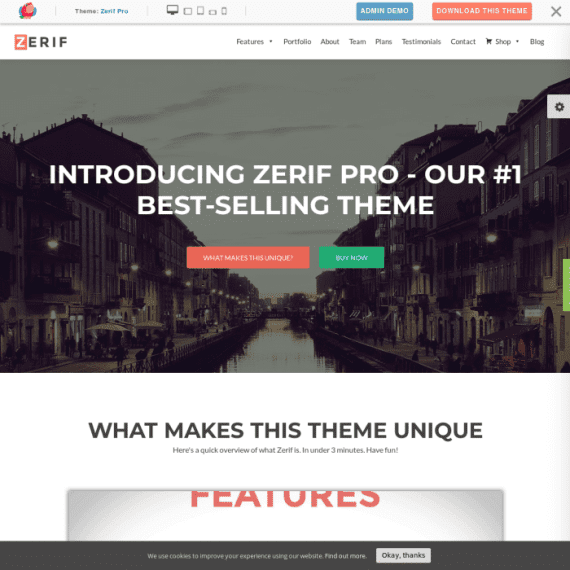 ThemeIsle Zerif Pro WordPress Theme 破解版下载