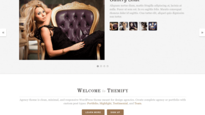 Themify Agency WordPress Theme 破解版下载