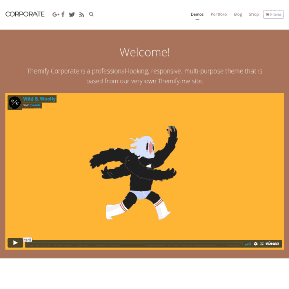 Themify Corporate WordPress Theme 破解版下载