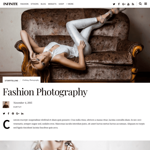 Themify Infinite WordPress Theme 破解版下载