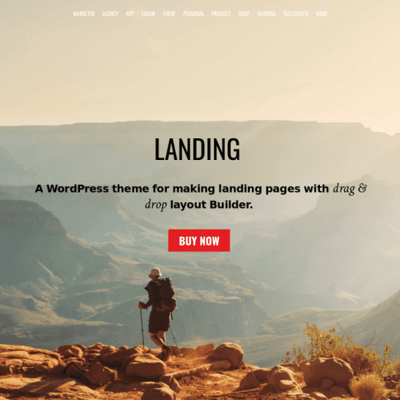 Themify Landing WordPress Theme 破解版下载