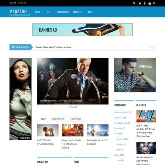 Themify Magazine WordPress Theme 破解版下载