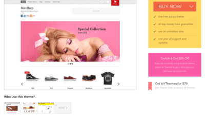 Themify Minshop WooCommerce Theme 破解版下载