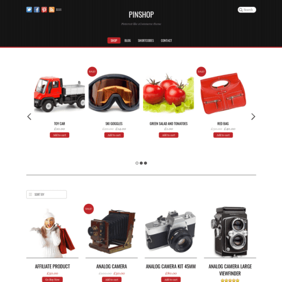 Themify Pinshop WooCommerce Theme 破解版下载