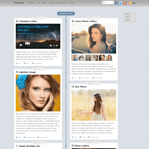 Themify Postline WordPress Theme 破解版下载