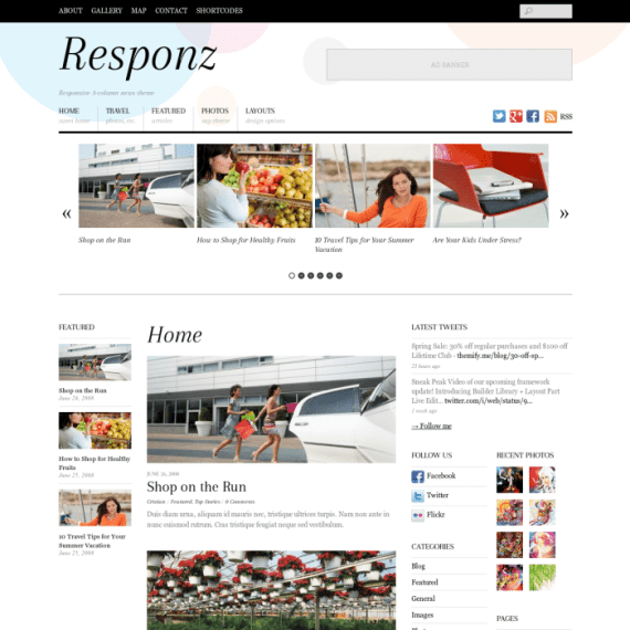 Themify Responz WordPress Theme 破解版下载