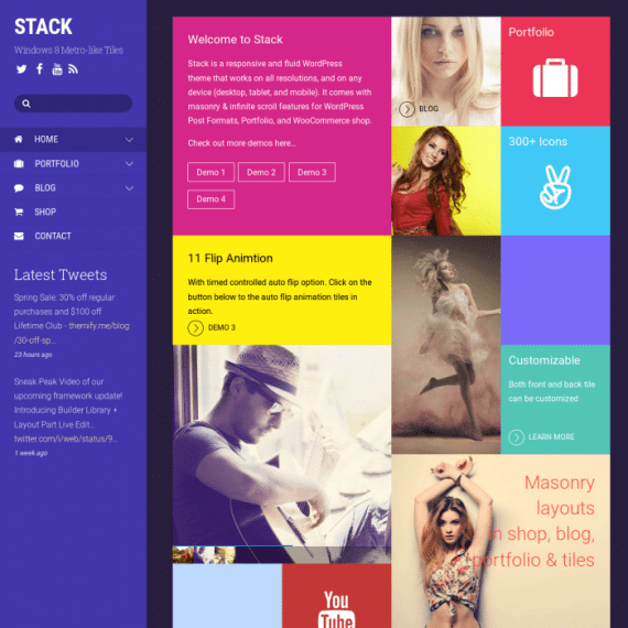 Themify Stack WordPress Theme 破解版下载