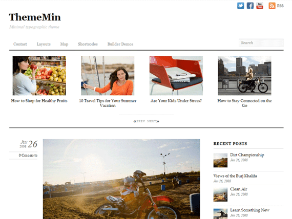 Themify Thememin WordPress Theme 破解版下载