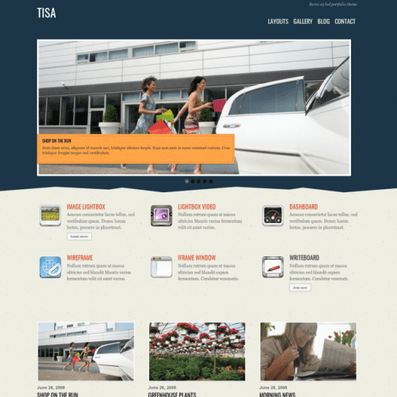 Themify Tisa WordPress Theme 破解版下载