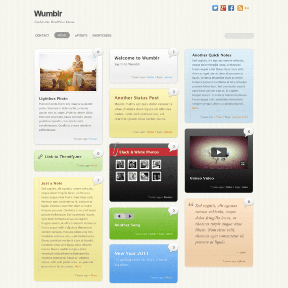 Themify Wumblr WordPress Theme 破解版下载
