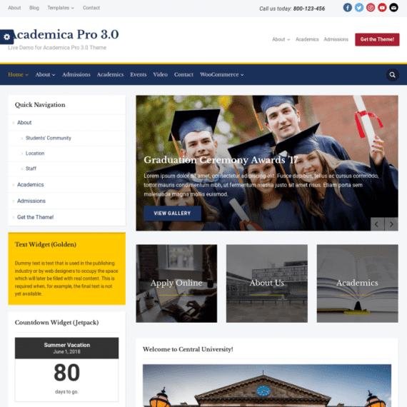 WPZoom Academica Pro 3 WordPress Theme 破解版下载