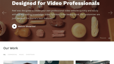 WPZoom Reel WordPress Theme 破解版下载