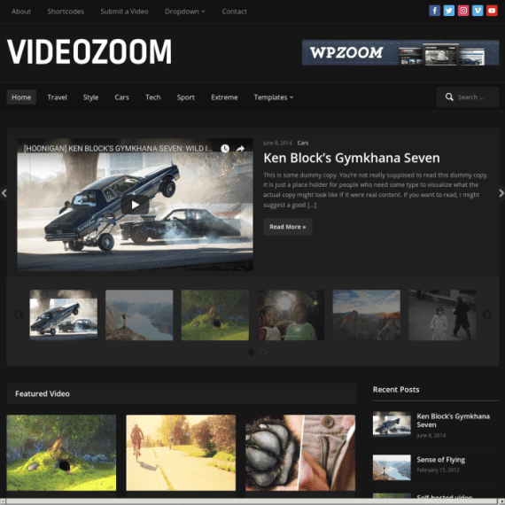 WPZoom Videozoom WordPress Theme 破解版下载