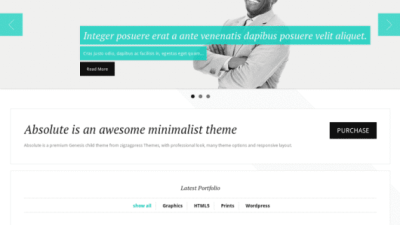 ZigZagPress Absolute Genesis Child WordPress Theme 破解版下载