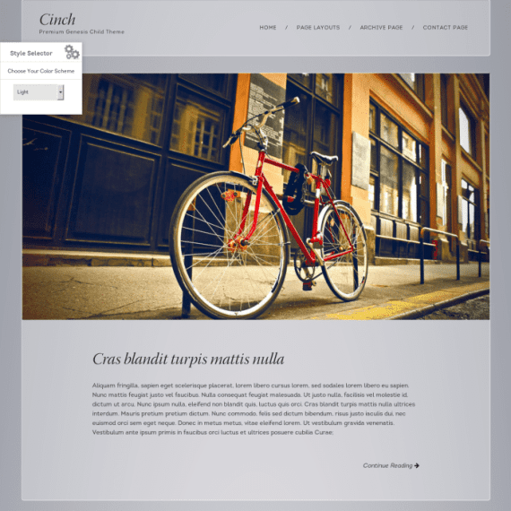 ZigZagPress Cinch Genesis Child WordPress Theme 破解版下载
