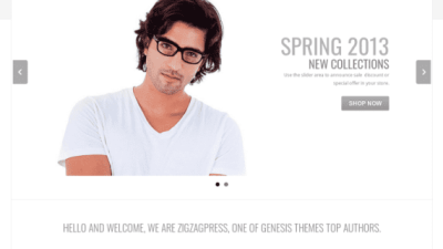 ZigZagPress Eshop Genesis Child WordPress Theme 破解版下载